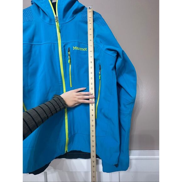 NWOT Marmot Zion Neoshell Polartec Waterproof Hooded Jacket Coat Women's Large - Picture 10 of 12